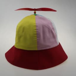 New Custom Logo Parent Child Cotton Helicopter Propeller Bucket Cap Outdoor Unisex Color Matching Sun Protection Fisherman Hat