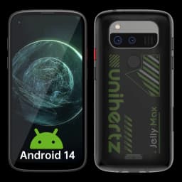 Unihertz Jelly Max Mini Smartphone Dimensity 7300 CPU 5G Android 14 24GB 256GB 32MP 100MP Camera Dual Nano SIM Card