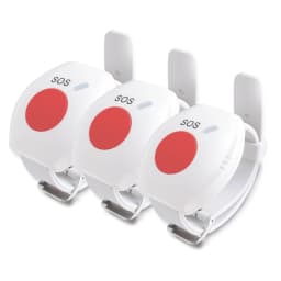 Topvico 1/2/3/5pcs Panic Button RF 433mhz SOS Emergency Button Elderly Alarm Watch Bracelet Old People Home Security Alarm