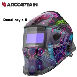 ARCCAPTAIN Welding Helmet Auto Darkening 1/1/1/1 Solar Powered 4 Arc Sensor 1/25000s Welding Hood Face Mask For MIG MAG ARC TIG