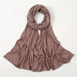 Classic Jersey Hijabs Scarf Plain Solid Color Scarves Style Head Wrap Headscarf for Women
