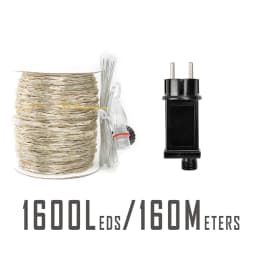 30m 50m 100m 200m LED String Lights Street Fairy Light Waterproof for Outdoor Christmas Fairy Lights Holiday Wedding Decoration