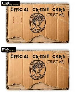 Funny Credit Card Sticker 2D Flat Skin PVC Waterproof Debit Card Cover Decal Bank Card Protector No Bubble EBT Gift