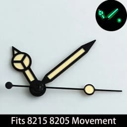Luminous Watch Hands Blue‑Green & Green, High Quality Replacement Hands for NH35 NH36 ETA2824 2836 Miyota 8205 8215 Watch Movements