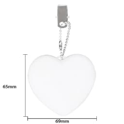 Touch Sensor Handbag Light Heart LED Purse Night Light Bag Lamp with Clip Mother's Day Gift