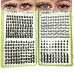 New 32rows 512Cluster Mix Lash Clusters Lashes Cluster Natural Manga Look Lash DIY Eyelash Extension Reusable Natural Lashes