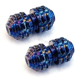High Strength Titaniums Damascus Fold Knivies Thumb Studs Push Pin for 4MM Knivies Hole Lightweight Durability Tool R9CA