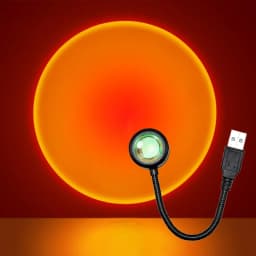 LED Sunset Lamp Nightlights USB Projector Birthday Party Decoration Mood Lights For Bedroom Living Room Wall Photography