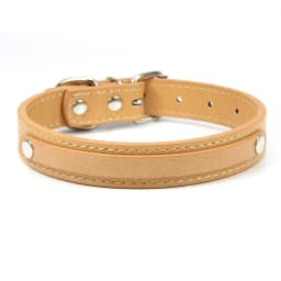 24 PCS Wholesale Plain PU Leather DIY Name ID Dog Collar Custom Letters Charms Puppy Cat Neck Strap Collars for Small Medium Dog