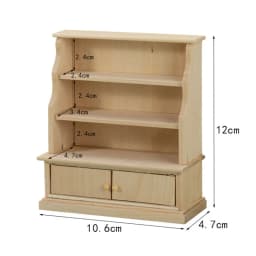 1Pcs 1:12 Dollhouse Miniature Bookcase Cabinet Model Doll Home Display Cabinets Storage Racks Mini Furniture Decor Toy
