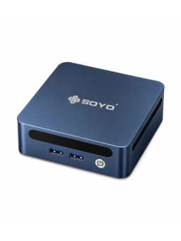 SOYO Y5 Pro Mini PC Intel 8th Gen i5 620 Graphics 16GB DDR4 RAM 512GB SSD 2×HDMI Type-C 4×USB WiFi6 BT5.2 Windows 11 Pro
