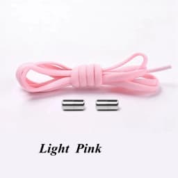 New 1Pair Elastic Locking Shoelaces Semicircle Shoelace Sneakers Shoe Laces Quick No Tie Shoelace Kids Adult Shoes Lace 21colors