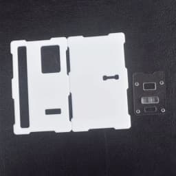 DIY Door Hinge Mounting Plate With Holes For Home Kitchen Cupboard for for BB Stubby aio RAGA SSPP switch panels Doors Furniture