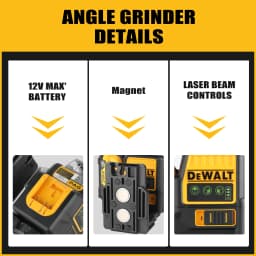 2026 Dewalt DW089LG 12V Green Laser Level, 12 Line 3-Sided 360° Vertical & Horizontal for Indoor Outdoor Project Lithium