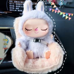 15-17cm Doll Seat for Labubu Carseat Safety Seat Cute Doll Air Outlet Aromatherapy Decoration High-grade Car Interior Decoration