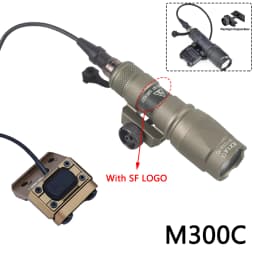 Surefire M300 M600 Flashlight With UNIT Lite Pressure Switch fit 20mm Rail SF M300B M600C M600B LED Scout Light