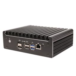 Solid Fanless Mini PC Firewall Intel N100 Pentium Gold 8505 7505 6305 6x2.5G LAN DDR5/DDR4 NVMe/SATA Proxmox/pfSense Home Server