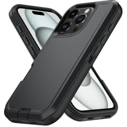Hard PC TPU Stand Protector Phone Case For iPhone 18 17 16 Pro Max 15 14 Plus 13 12 Mini Air 16E Shockproof Armor Defender Cover