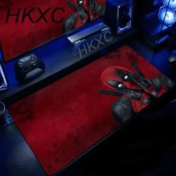 Marvel Deadpool Anime Mouse Pad Office PC Gamer Cabinet Mouse Mat Laptop 900x400 Keyboard Mousepad Extended Desk Mat Cool Carpet