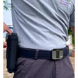 Sturdy Metal Automatic Buckle Hard Tactical Belt Double Layer Thickened Hanging Gun Belts For Men Outdoor 3.8cm Width Waistband