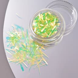 1Box Irregular Holographic Broken Glass Paper Aurora Nail Foil Decal Gradient Laser Flakes Sticker DIY Accessories Manicure Deco