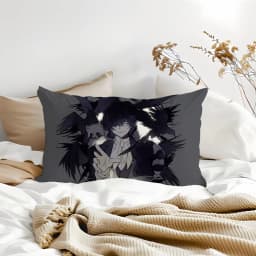 Hot Anime Bungo Stray Dogs Pillow Case Cover Suitable For Sofa Car Cushion Rectangular Back Cushion