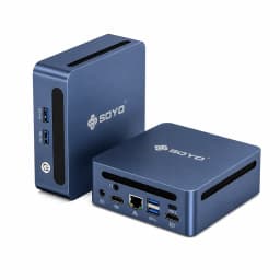 SOYO Y5 Pro Mini PC Intel Core i5 8th Gen DDR4 16GB RAM 512GB SSD Windows 11 Pro Desktop Computer USB‑C HDMI RJ45 Ethernet WiFi Small Mini Desktop PC for Home Office Business Daily Work Entertainment