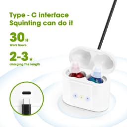 Medical Hearing Aids Smart Noise Reduction Rechargeable Mini CIC Invisible Aid For Seniors