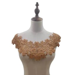Lace Floral Embroidery Fabric Fake Collar for Needlework White Embroidery Lace Fabric Applique DIY Dress Sewing Supplies Craft