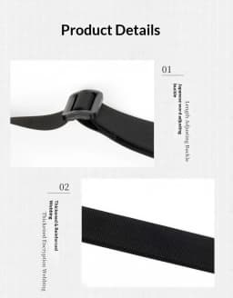 Homefish Quick Release Adjustable Crossbody Bag Belt Multifunction with Hanging Ring Outdoor Camping Shoulder Accessory