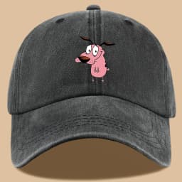 1pc Women's Cute Puppy Printed Baseball Cap with Curved Brim for Outdoor Shading Gift, Casual Headcap Playful Design Adjustable