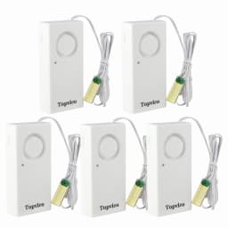 Topvico 1/2/3/5pcs Water Leakage Sensor Detector Leak Alarm Flood Detection 120dB Alert Wireless Home Security System