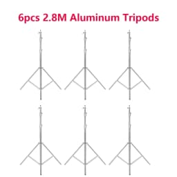 2.9M Tripod Super Stable Big Tripod Foldable Light Stand Lifting Frame Wheels Photography Softbox Photo Studio Stainless Steel
