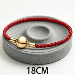 2026 New 925 Silver Women's Love Heart Adjustable Leather Rope Weaving Logo Bracelet Display Tool DIY Exquisite Charm Jewelry