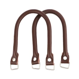 1Pair 38cm Genuine Leather Bag Straps Belts DIY Replacement Handbag Purse Handle Bag Accessories Coffee Black Bags Straps Belts