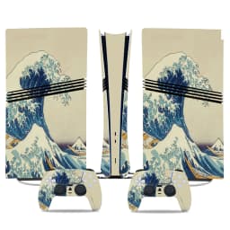 Skin Sticker for PS5 Pro Digital Edition Vinyl Decal Full Skin Cover Protective Wrap for Console Controller