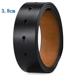 High Quality Leather Belt Men's Automatic Buckle Belt Without Buckle Fashion Leather Belt for Men No Buckle 3.3cm 3.5cm 3.8cm