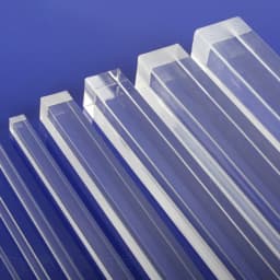 Square Organics Glass Rod Transparent Acrylic Stick Solid Pin Industry PMMA Plexiglass Bar DIY Tools Rod Jewelry Holder Stand
