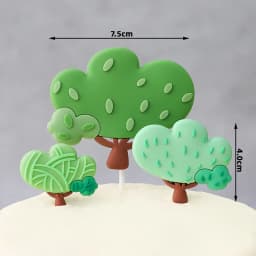 1pcs Jungle Party Cake Topper Safari Animals Figures Toys Picks Wild Jungle Animals Theme Baby Shower Happy Birthday Cake Decor
