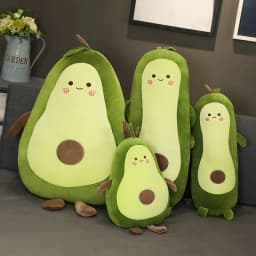 Giant Long&Fat Avocado Stuffed Plush Toy Filled Doll Fruit Cushion Pillow Soft Plush Doll Toy Child Baby Girl Birthday Gift