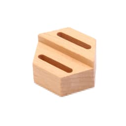 Wooden Hexagon heart-shaped Ring Display Stand Couples Rings Storage Rack Jewelry Holder Tray Organizer Gifts
