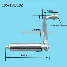 1pcs Diesel Engine Crank Starter Handle for Air-cooled Water-cooled Single-cylinder Diesel Engine Hand Starting Model Handle