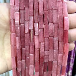 4*13MM Natural Stone Square Aventurine Tiger Eye Agates Crystal Jades Spacer Beads For Jewelry Making DIY Bracelet Accessories