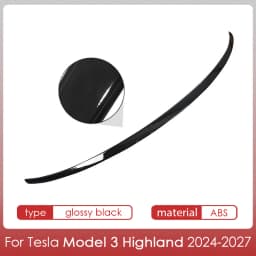 Spoiler for Tesla Model Y Juniper Accessories Spoilers Wings for Tesla Model 3 Highland Accessories 3/Y 2017-2027 ABS Material