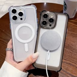 Luxury For Magsafe Shockproof Clear Case For iPhone 18 17 16 15 14 13 12 Pro Max Plus Magnetic Wireless Charge Transparent Cover