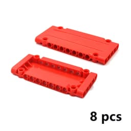 Technical Parts 64782 15458 Flat Panel Plate 1x5x11 1X3X11 Mechanical Building Blocks Car MOC Parts Brick Compatible All Brand