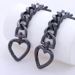 Metal Heart Shape Purse Extender Chain Strap Purse Chain for Accessory Charms, Lengthen Crossbody Shoulder Handbags Strap