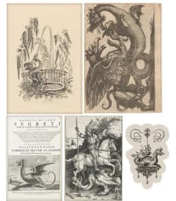 1Pack Vintage Medieval Wizards and Dragons Sticker DIY Craft Scrapbooking Album Junk Journal Decorative Stickers