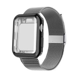 Case+Strap For Apple Watch band 45mm 41mm Mlianese Loop 42mm 38mm 44mm 40mm correa pulseira bracelet iwatch series 5 4 3 SE 6 7