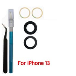 Back Camera Glass For iPhone 11 12 13 14 15 Plus MIni Pro Max Rear Camera Lens With Adhesive And Remove Tools Replacement